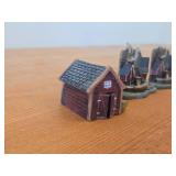 Nord Souvenir - Resin Boathouse + (2) Resin Magnets (Made in Norway)