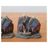 Nord Souvenir - Resin Boathouse + (2) Resin Magnets (Made in Norway)
