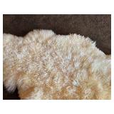 Sheep theme Sheepskin Area Rug 45" x 30"