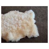 Sheep theme Sheepskin Area Rug 45" x 30"