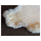 Sheep theme Sheepskin Area Rug 45" x 30"