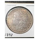 1898 US MORGAN SILVER DOLLAR