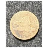1857 US FLYING EAGLE CENT