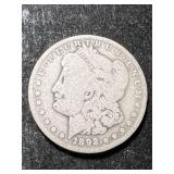1892-O US MORGAN SILVER DOLLAR