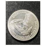 1985 ENGELHARD PROSPECTOR 1 TROY OZ .999 FINE SILVER
