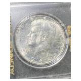 1964 US KENNEDY HALF DOLLAR UNC IN CASE