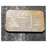 1 TROY OZ .999 FINE SILVER BAR