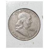 1953-D US FRANKLIN HALF DOLLAR