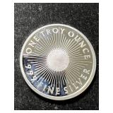 1 TROY OZ .999 FINE SILVER SUNSHINE MINTING ROUND