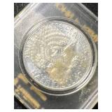 1964 US KENNEDY HALF DOLLAR UNC IN CASE