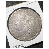 1882-S US MORGAN SILVER DOLLAR