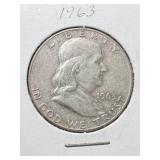 1963-D US FRANKLIN HALF DOLLAR