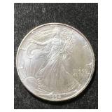 1994 AMERICAN SILVER EAGLE 1 TROY OZ .999 FINE SILVER