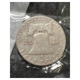 1958 US FRANKLIN HALF DOLLAR