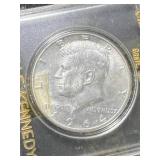 1964 US KENNEDY HALF DOLLAR UNC IN CASE