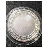 1 TROY OZ .999 FINE SILVER WELCOME BABY ROUND