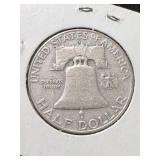 1958-D US FRANKLIN HALF DOLLAR