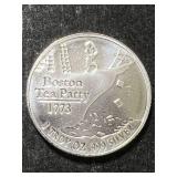1 TROY OZ .999 FINE SILVER DONT TREAD ON ME ROUND