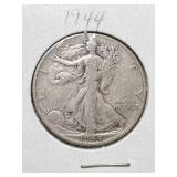 1944 US WALKING LIBERTY HALF DOLLAR