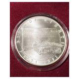 1 TROY OZ .999 FINE SILVER BILL OF RIGHTS ROUND IN BOX