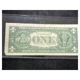 1957 US BLUE SEAL $1 SILVER CERTIFICATE