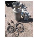 PROPANE tanks, Titan heater, 2 propane torches
