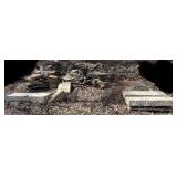 (17) pallets of natural flagstone and cut stone slabs