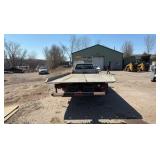 1992 Chevy flat bed truck with car hauler trailer