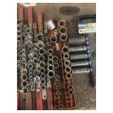 Sockets + Husky combination wrench set
