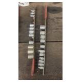 Sockets + Husky combination wrench set
