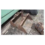 Mini Excavator Buckets (2) 2’ scoops, (1) 1’ scoop