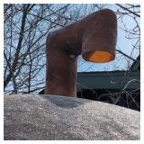 Fiberlgass chemical storage tank. Approx 20