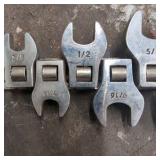 (4) CROW Foot Wrench sets