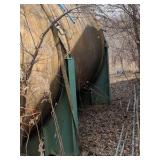 Fiberlgass chemical storage tank. Approx 20