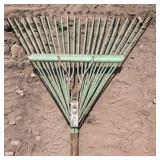 True Temper Wheel barrel, yard tools, hoses