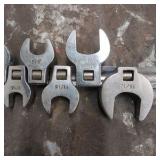 (4) CROW Foot Wrench sets