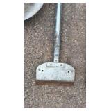 Shovels, spade, scraper, soil compactor; grading rake.