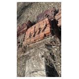 (32) Pallets of flagstone, clay bricks, pavers, retaining wall bricks