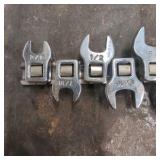 (4) CROW Foot Wrench sets