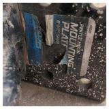 (2) Ratchet load binders; hitch pieces