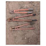 Wheelbarrow lot of assorted tools