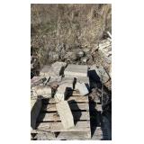 (37) Pallets of Flagstone, pavers, granite steps and more