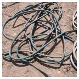 True Temper Wheel barrel, yard tools, hoses