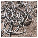 True Temper Wheel barrel, yard tools, hoses