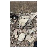 (37) Pallets of Flagstone, pavers, granite steps and more