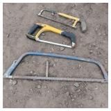 Wheelbarrow lot of assorted tools