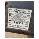 1989 Tandem-axle flatbed equipment trailer