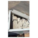 (21) pallets of flagstone, wall bricks caps