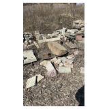 (37) Pallets of Flagstone, pavers, granite steps and more