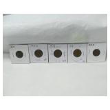 5 - Lincoln Pennies